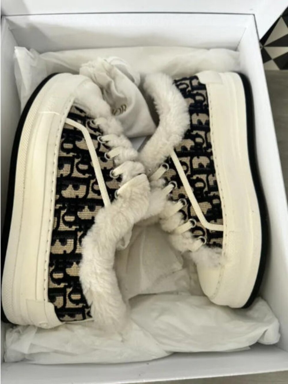 Dior Walk'n'Dior Platform Sneakers Size 39